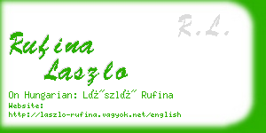 rufina laszlo business card